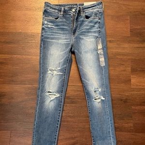 American eagle ripped leggings NWT